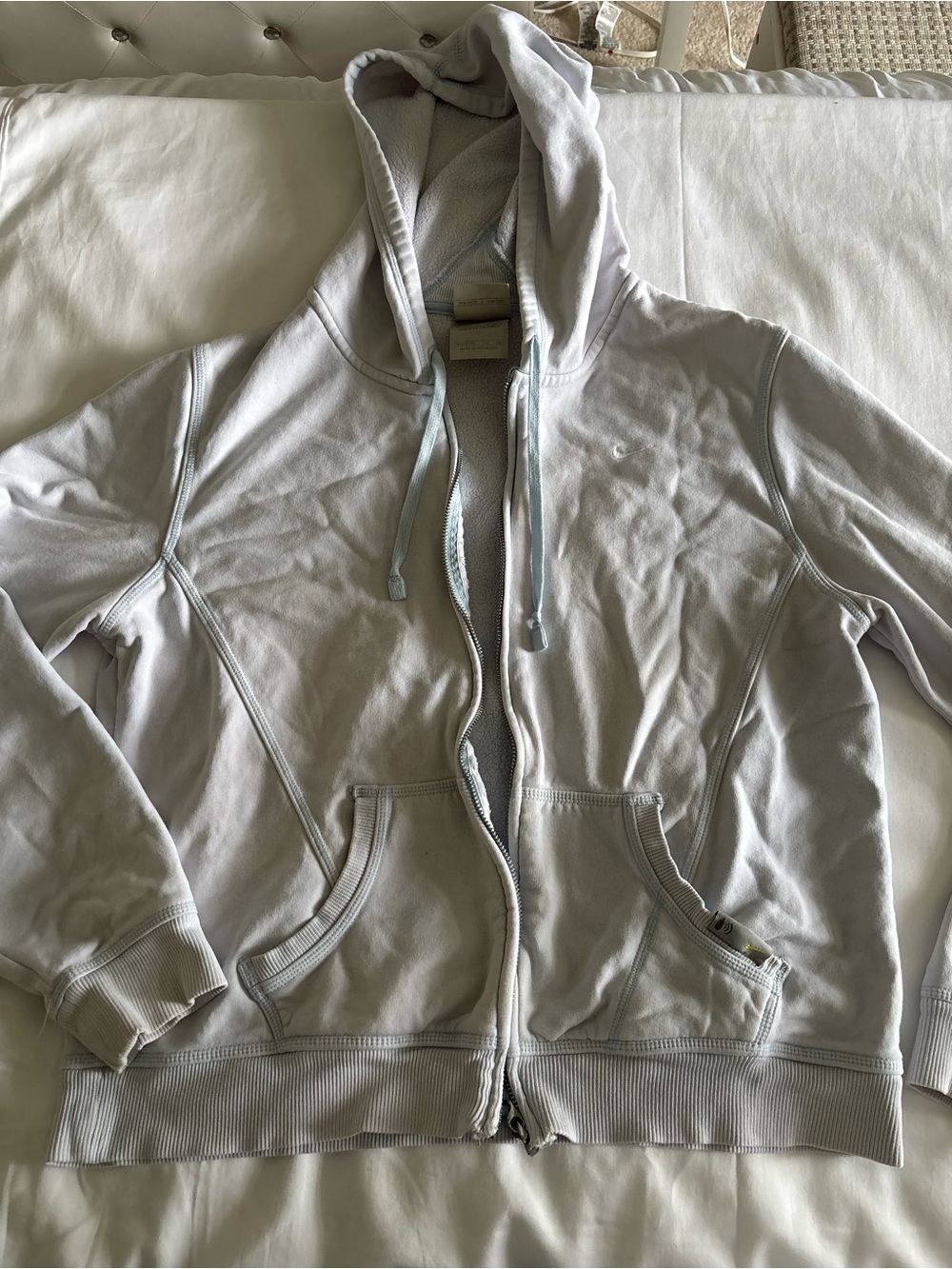 Nike Light blue Women's Lightweight Zip Hoodie